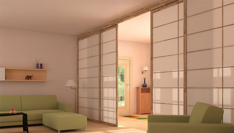 Shoji Doors / Ιαπωνικές Πόρτες-Διαχωριστικά χώρου - sofa-bed-futon 