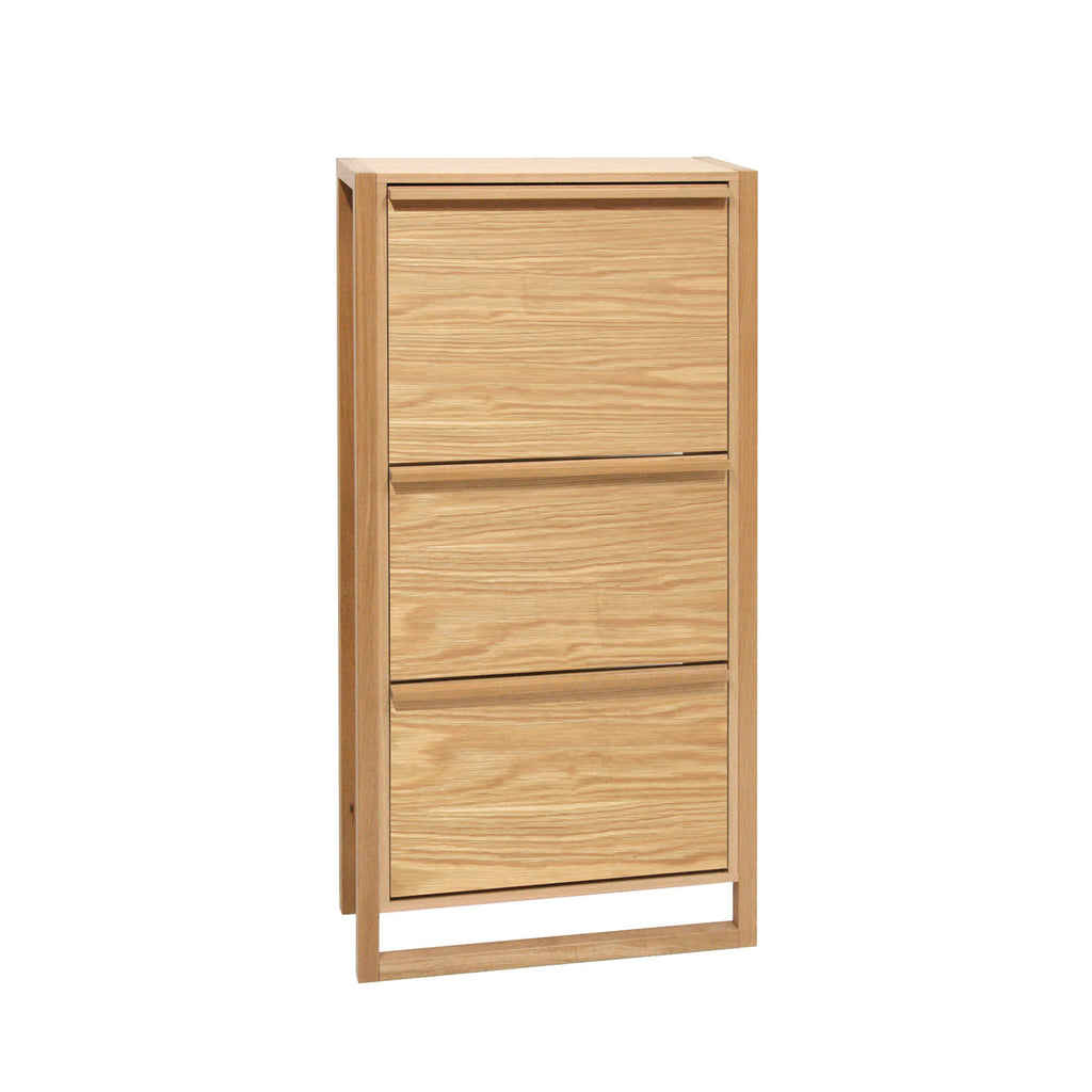 NewEst Shoe cabinet 3 Door / Παπουτσοθήκη δρυς με 3 πόρτες