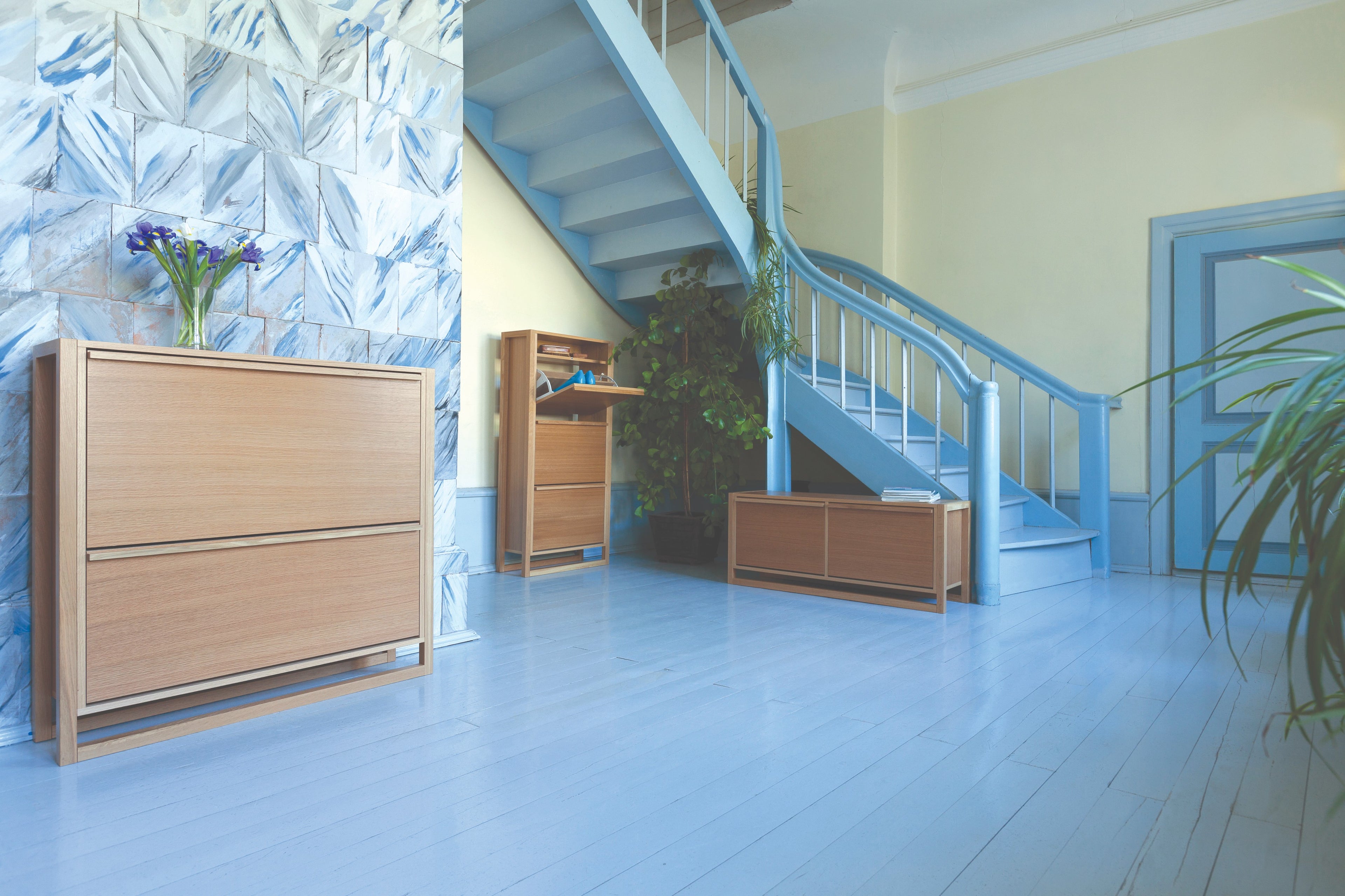 NewEst Shoe cabinet 2 Door / Παπουτσοθήκη δρυς 2 πόρτες