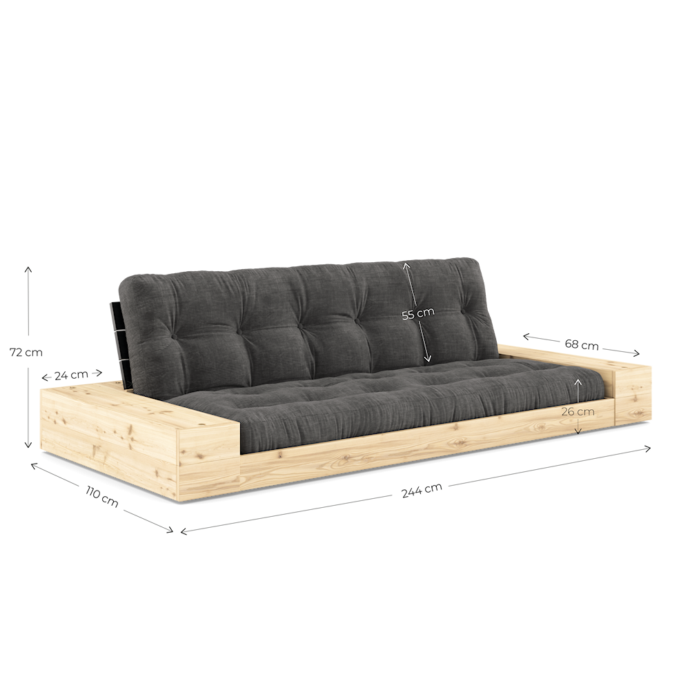 Base Sofa Bed With Boxes / Καναπές Κρεβάτι Futon
