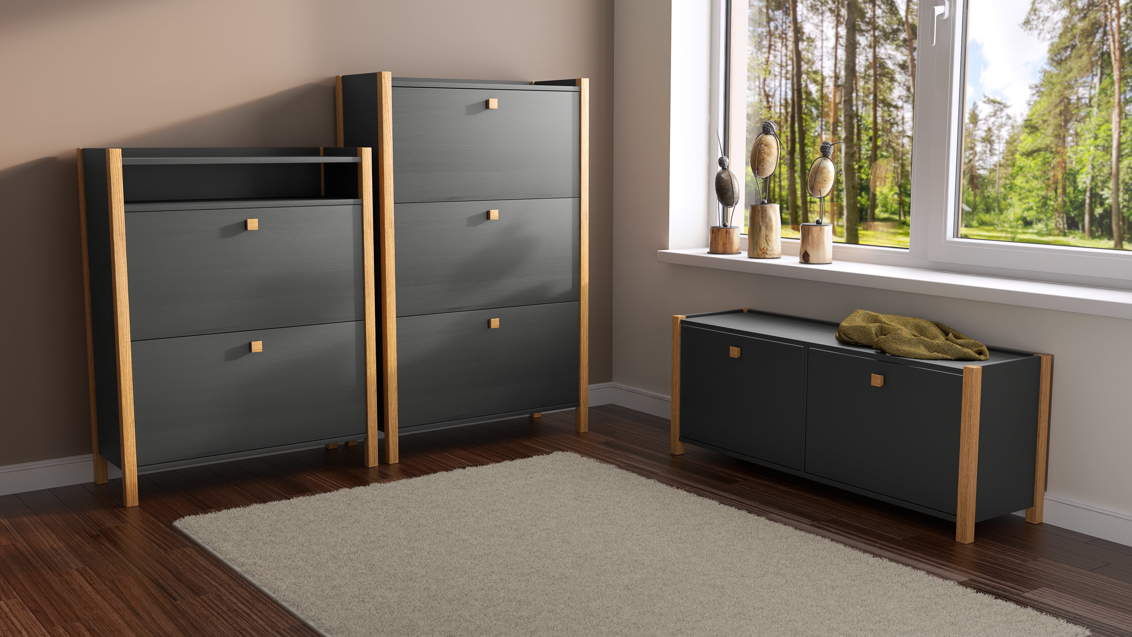 Hannover Shoe Unit - 3 door