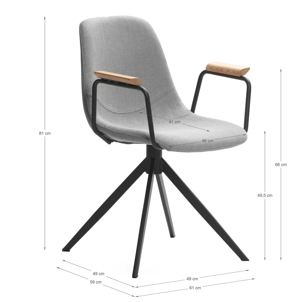 Tali Swivel (2τχμ) / Πολυθρόνα Περιστρεφόμενη -ΕΤΟΙΜΟΠΑΡΑΔΟΤΗ*-