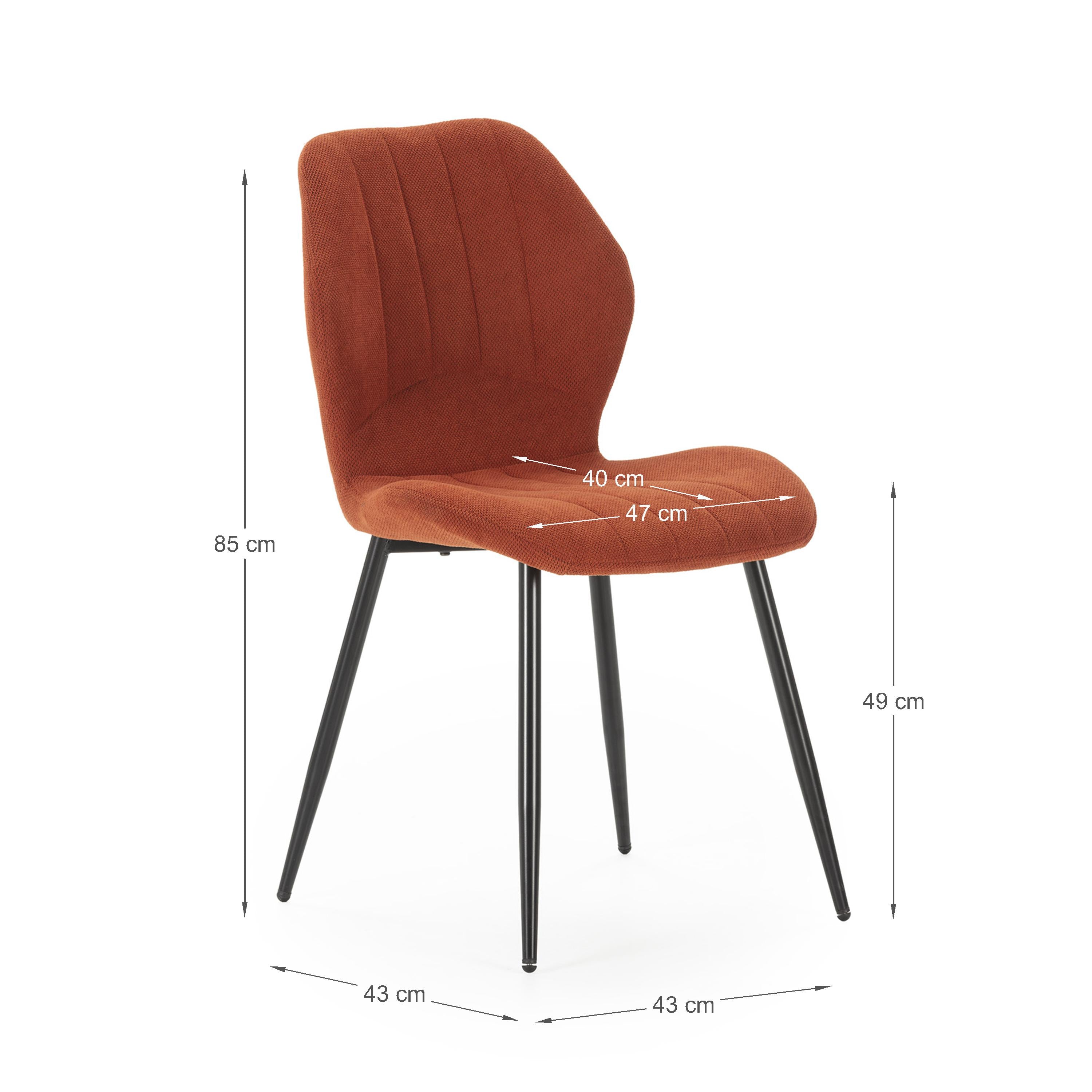 Milu Chair (4τμχ) / Καρέκλα Τραπεζαρίας