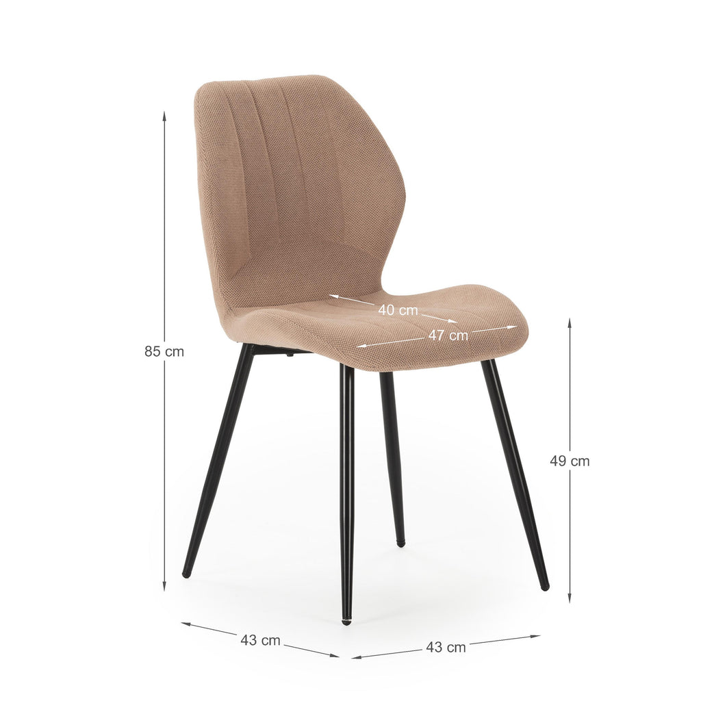 Milu Chair (4τμχ) / Καρέκλα Τραπεζαρίας