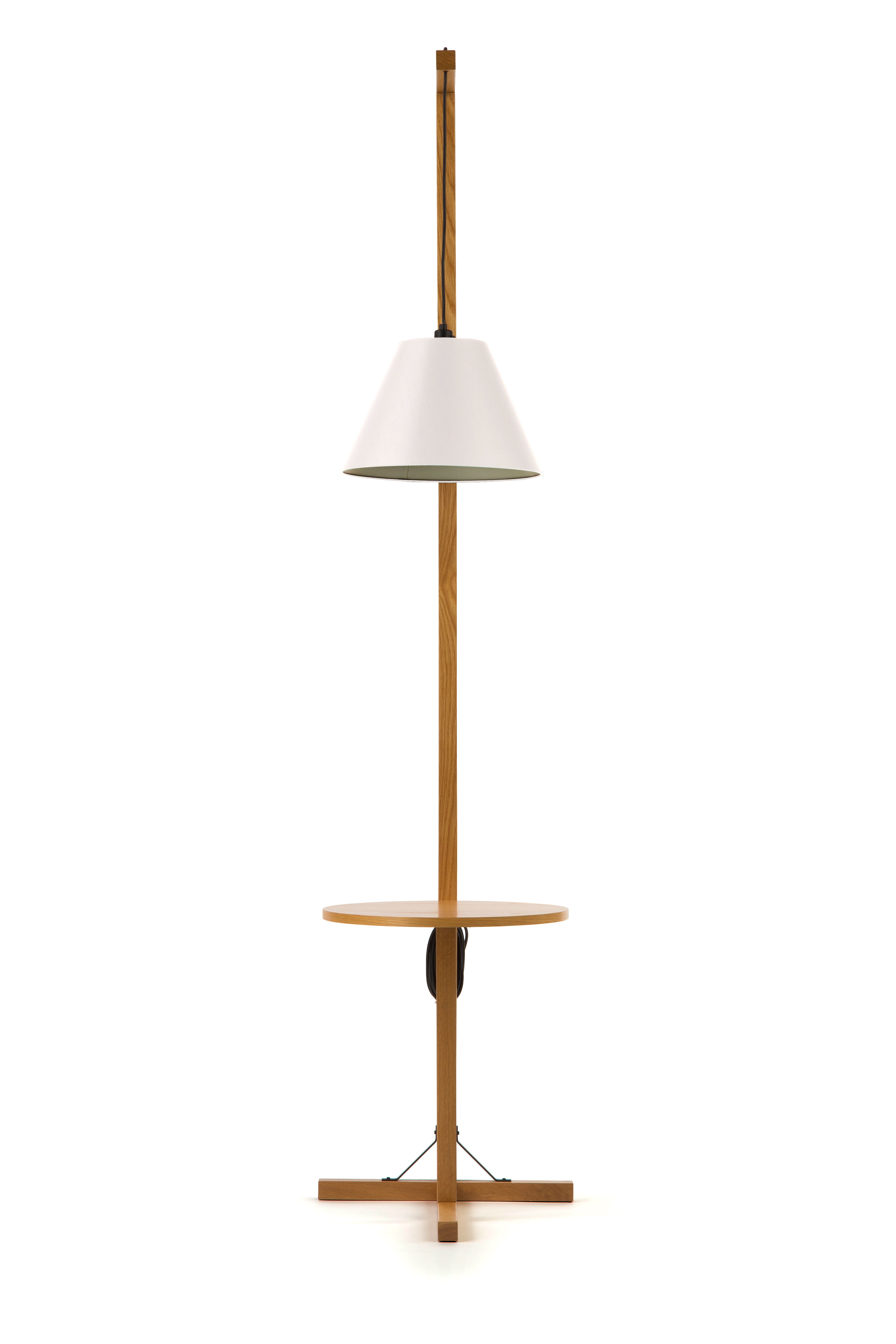 Floor Lamp Table with shade / Φωτιστικό - sofa-bed-futon 