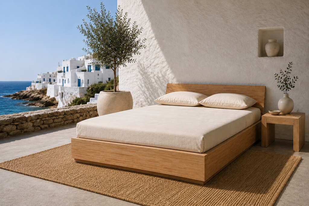 Tokyo double storage bed κρεβάτι με αποθηκευτικό χώρο μασίφ