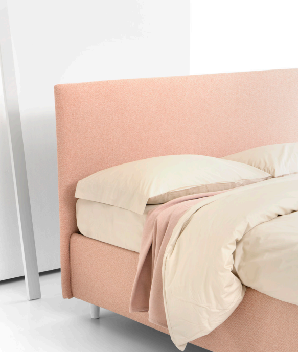 Plutone Bed / Ντυμένο κρεβάτι με αποθηκευτικό χώρο
