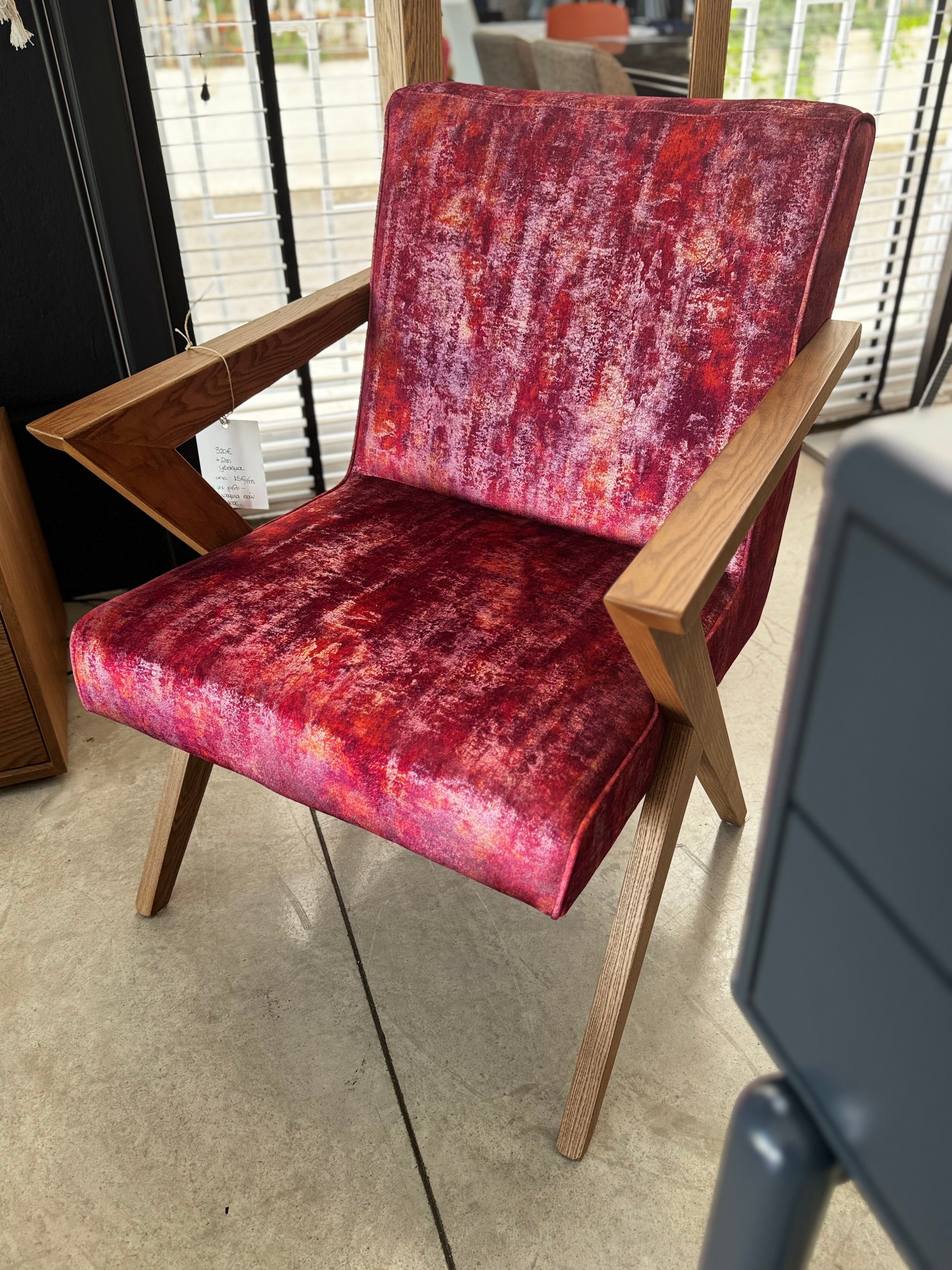 πολυθρόνα σαλονιού δρυς στοκ