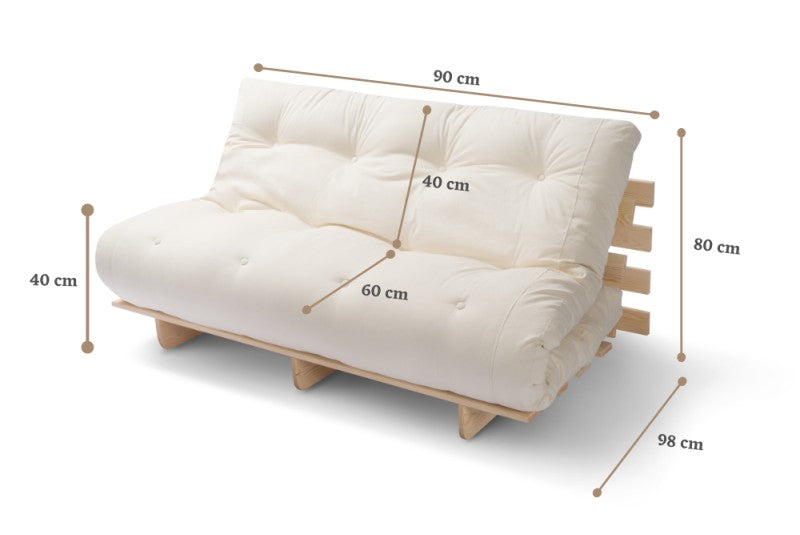 Kobe / Καναπές-Κρεβάτι με στρώμα φουτόν - sofa-bed-futon 