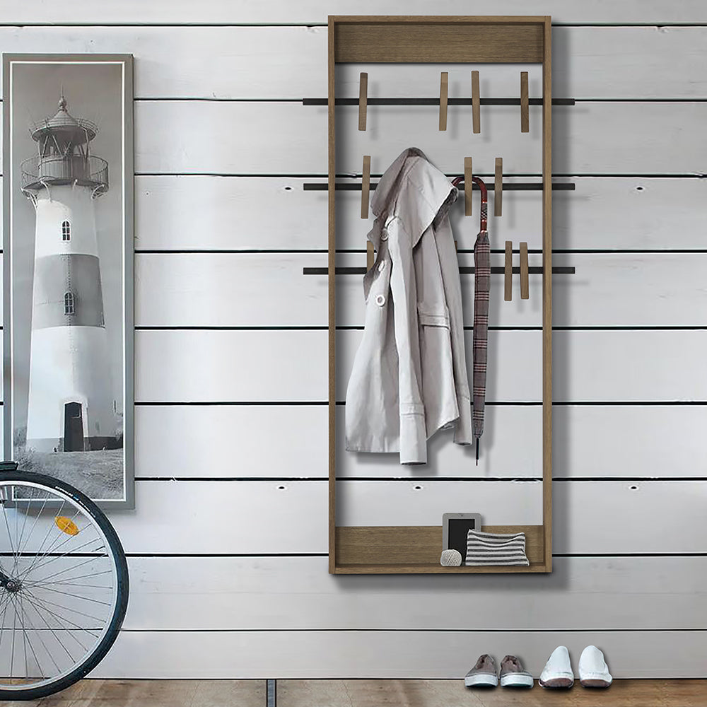 Cliff Coat Stand / Κρεμάστρα τοίχου δρυς-μέταλλο