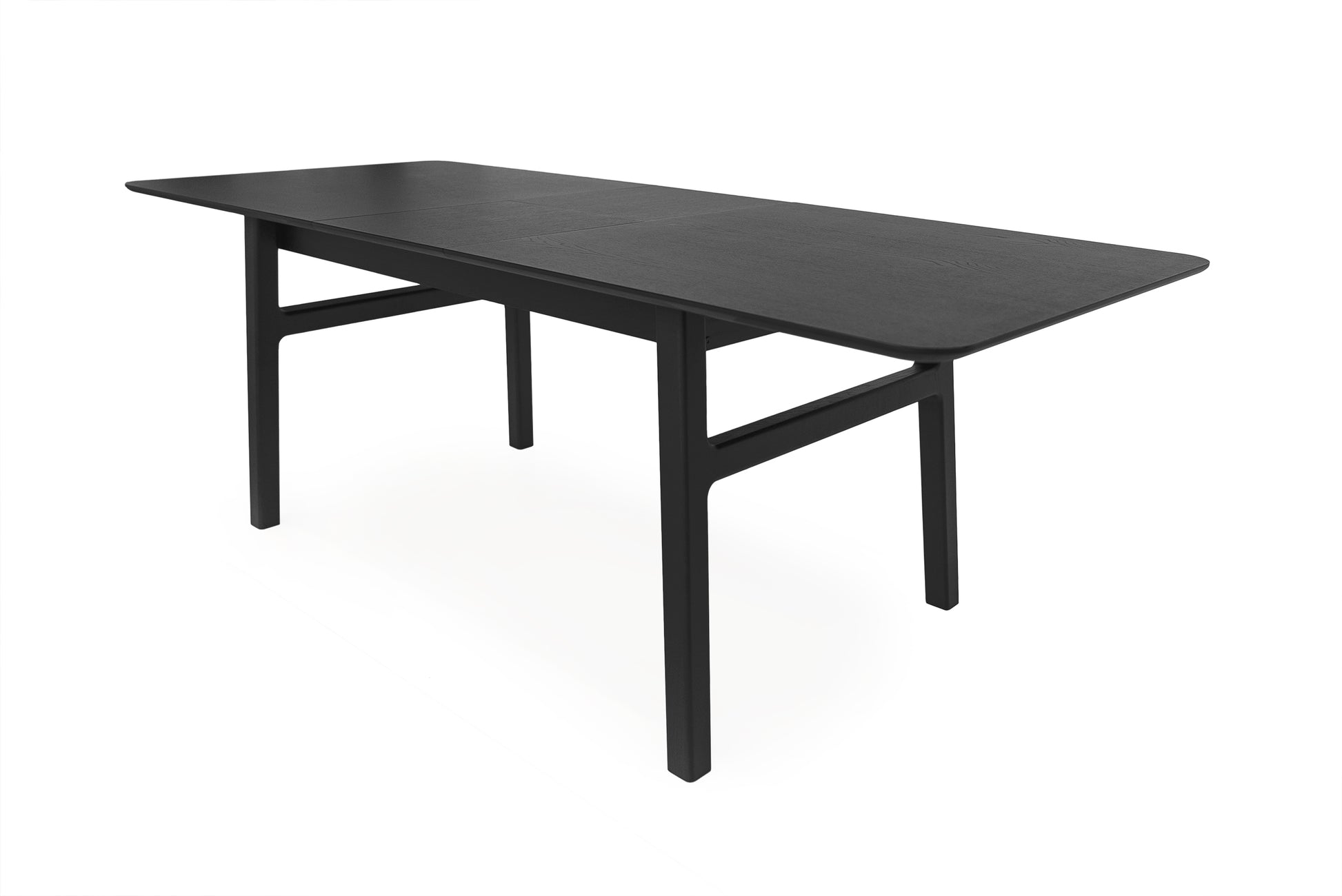 Curved Butterfly Extending Dining Table Oak / Επεκτεινόμενη τραπεζαρία - sofa-bed-futon 