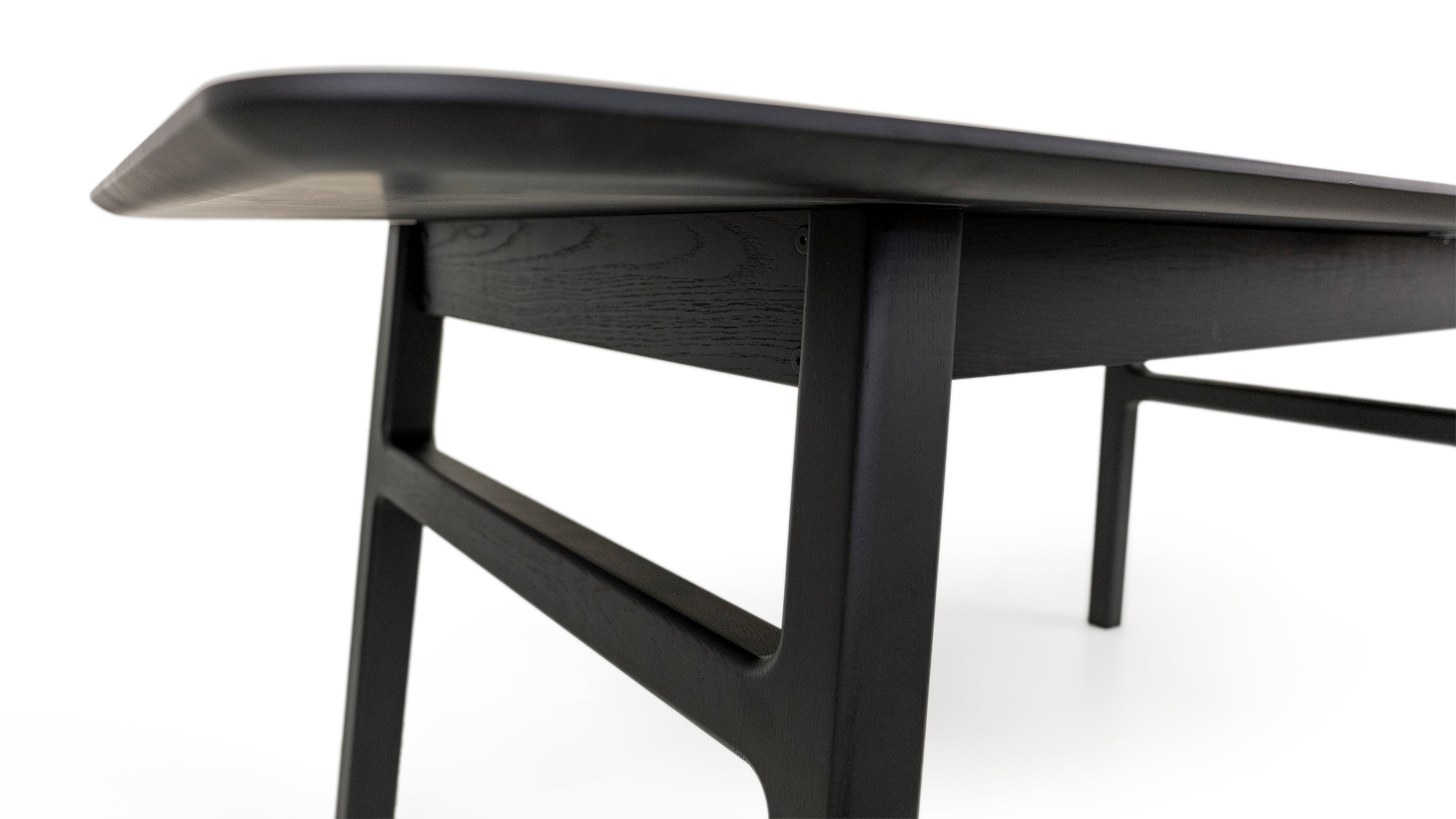 Curved Butterfly Extending Dining Table Oak / Επεκτεινόμενη τραπεζαρία - sofa-bed-futon 