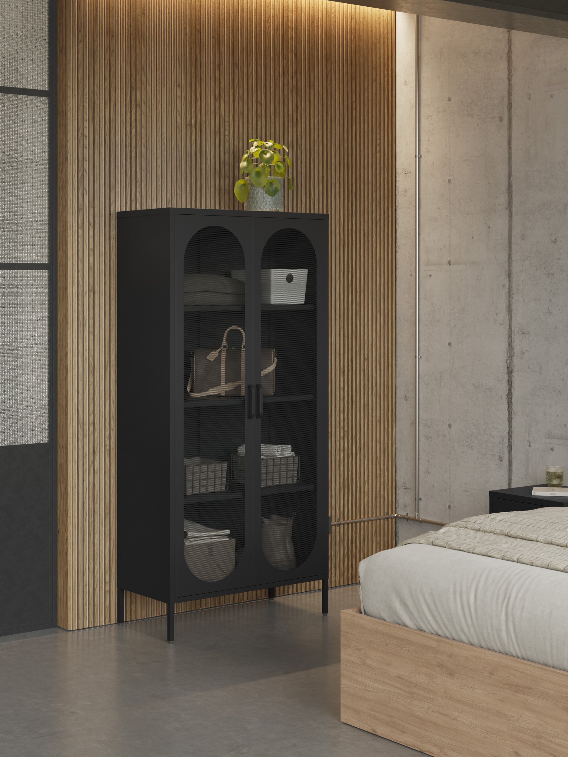 Cabinet Diora 2 Door / μεταλλικό ντουλάπι