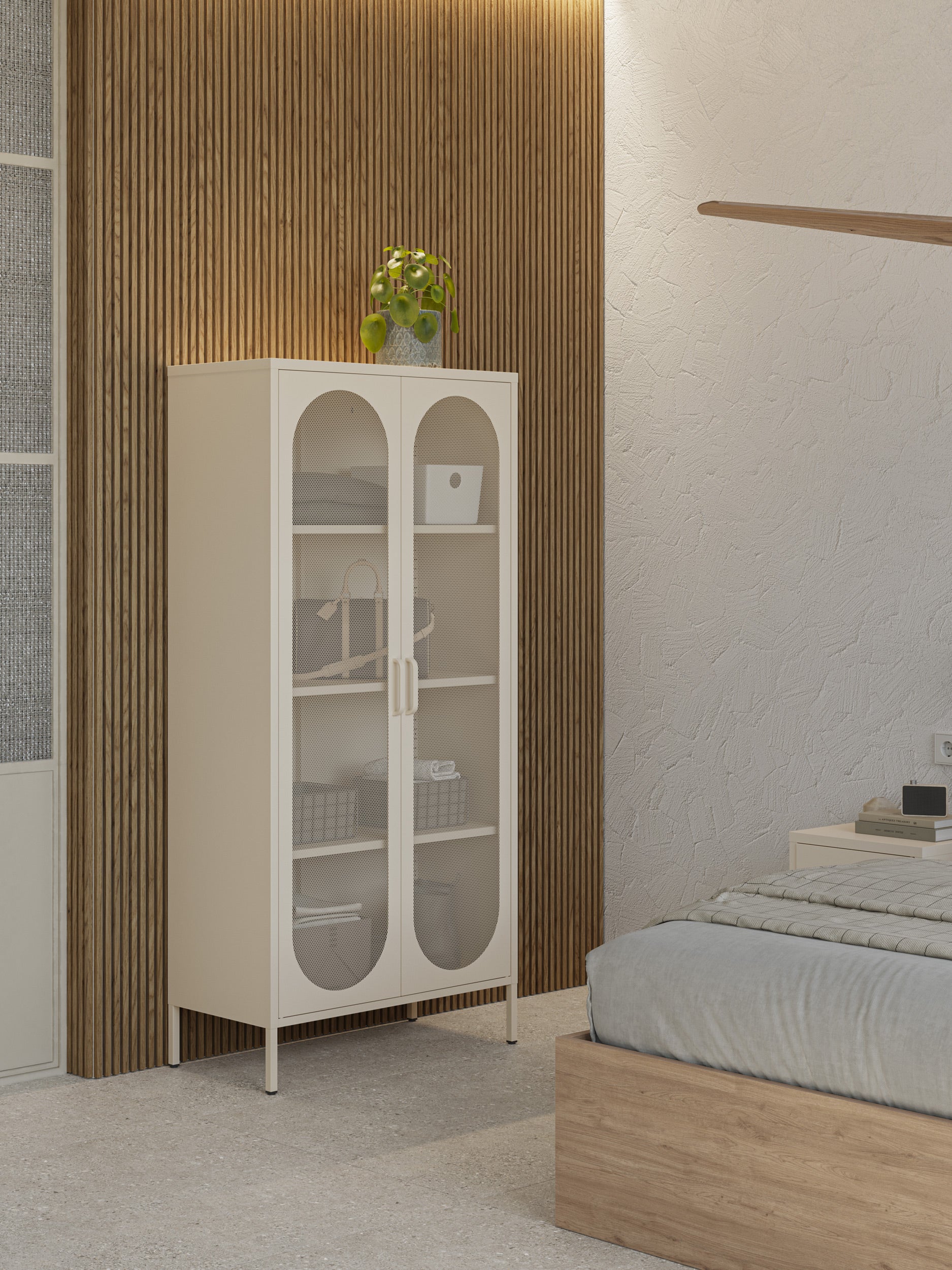 Cabinet Diora 2 Door / μεταλλικό ντουλάπι