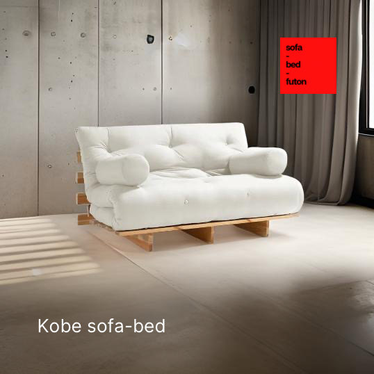 Kobe / Καναπές-Κρεβάτι με στρώμα φουτόν - sofa-bed-futon 