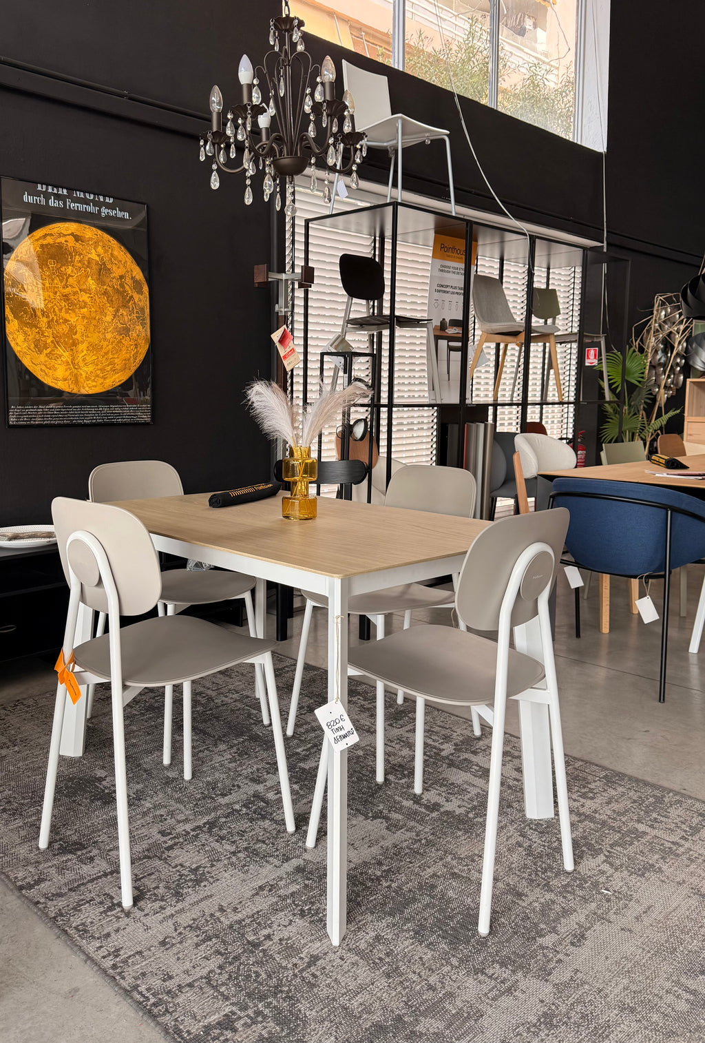 Drop Τραπέζι 120+40cm & 4 Καρέκλες Tata Young Προσφορά