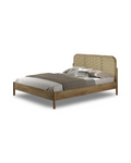 Jade Bed Rattan Oak / Wooden bed oak-rattan