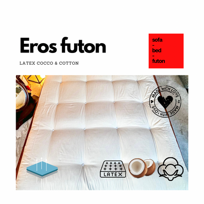 Eros Futon / Στρώμα Κοκοφοίνικας-Βαμβάκι-Λάτεξ - sofa-bed-futon 