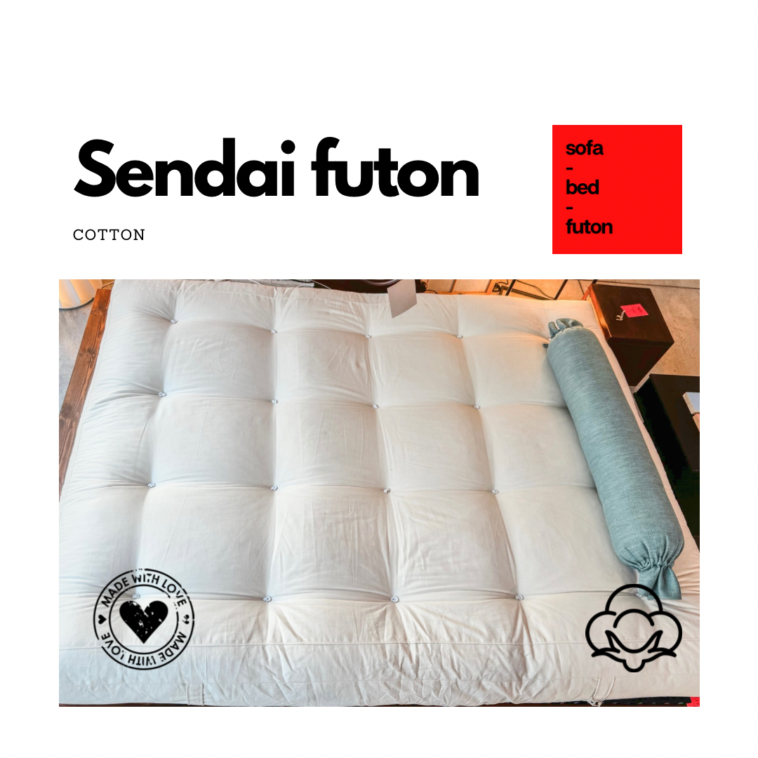 Sendai Cotton Futon / Στρώμα Βαμβάκι - sofa-bed-futon 