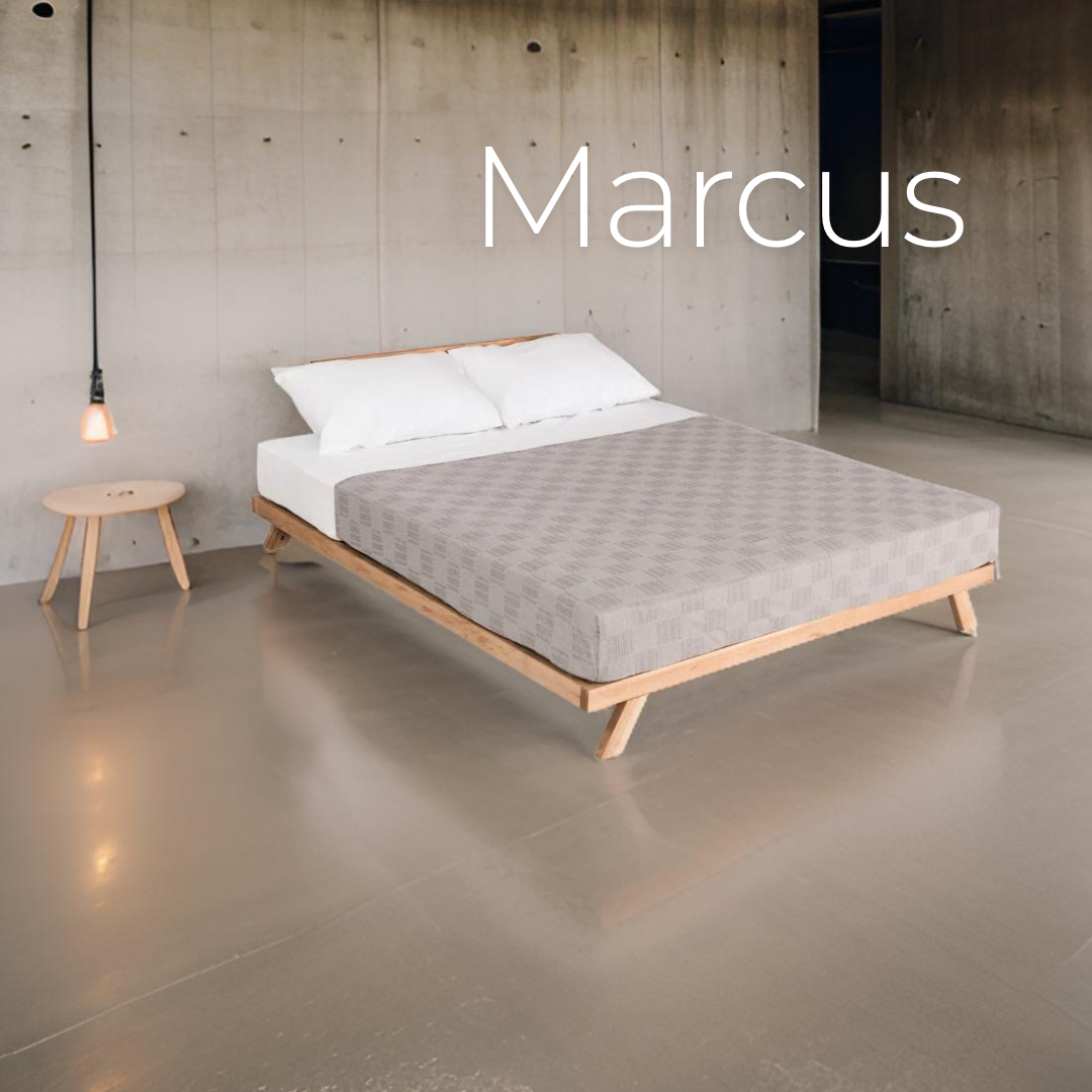 Marcus Bed / Κρεβάτι οξιάς με κεφαλάρι - sofa-bed-futon 