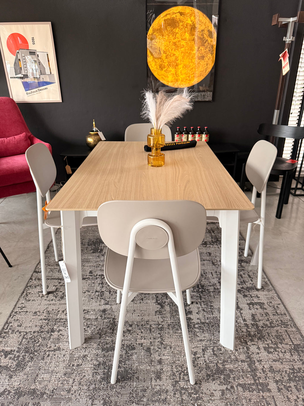 Drop Τραπέζι 120+40cm & 4 Καρέκλες Tata Young Προσφορά