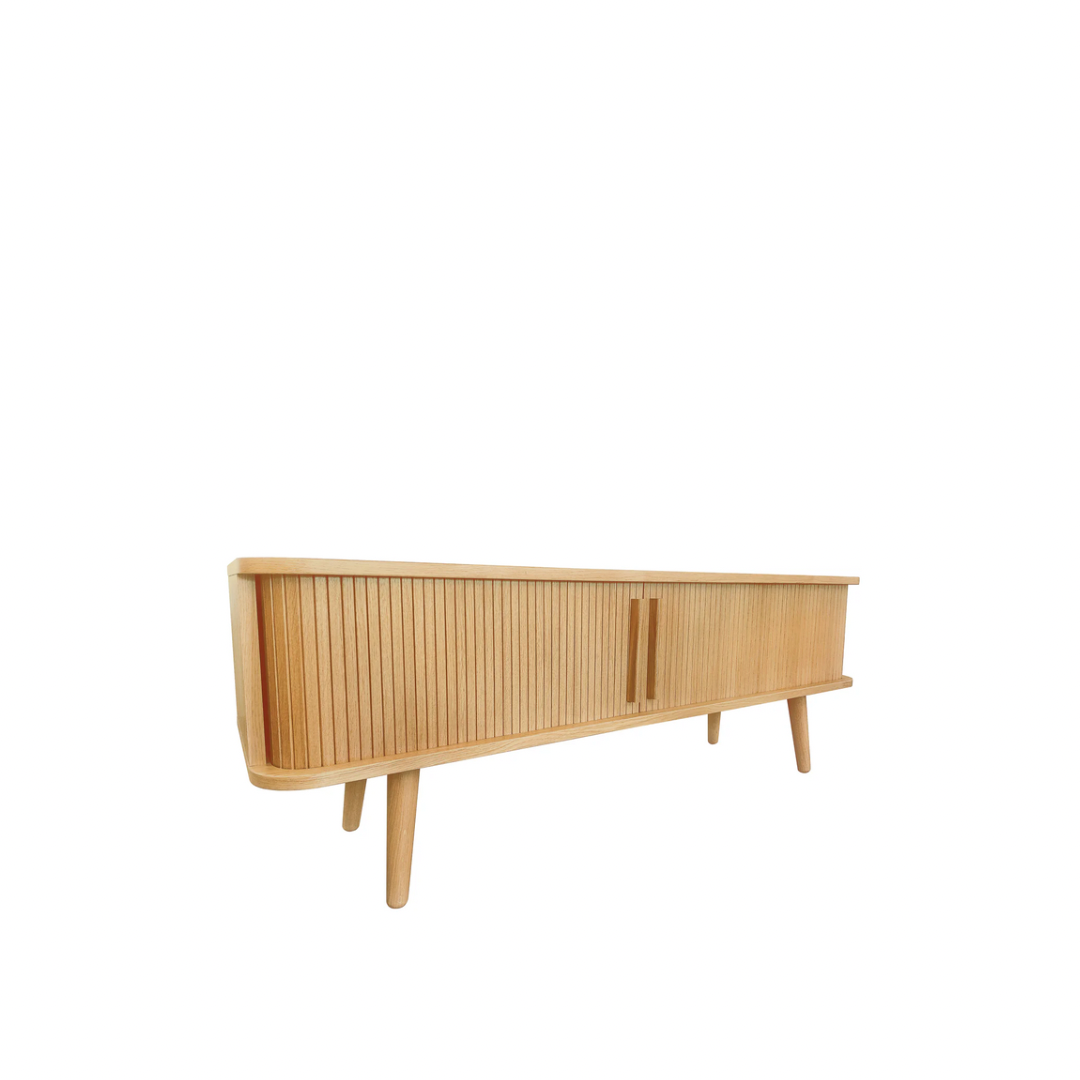 Rove Tambour TV Unit 180 Oak / Oak TV unit