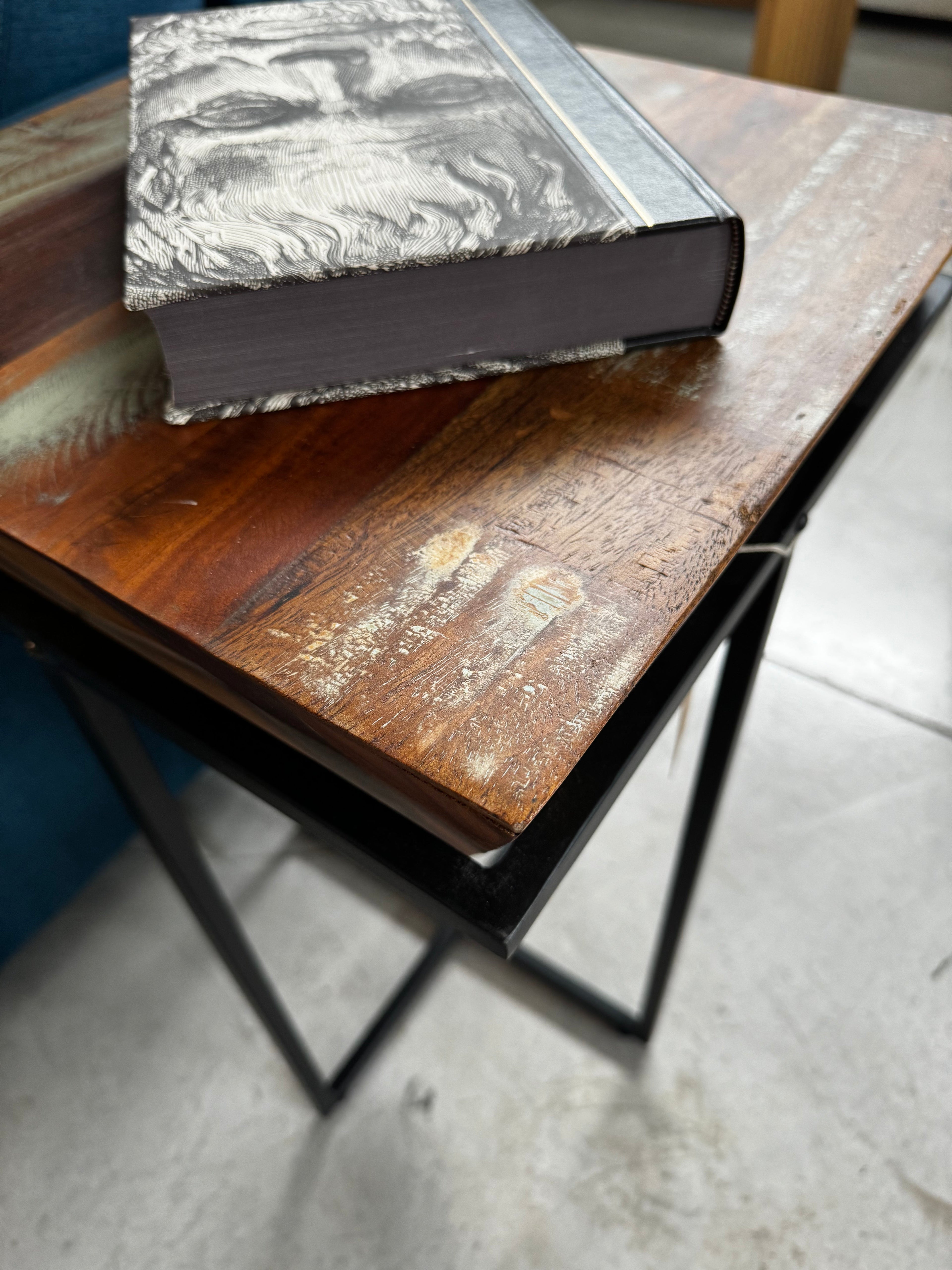 Avatar high / Tραπεζάκι ξύλο-μέταλλο - sofa-bed-futon 