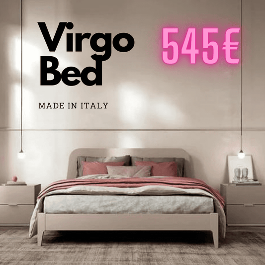Virgo Bed / Ξύλινο Κρεβάτι - sofa-bed-futon 