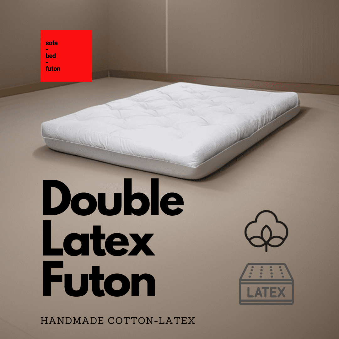 Double Latex Futon / Στρώμα Futon - sofa-bed-futon