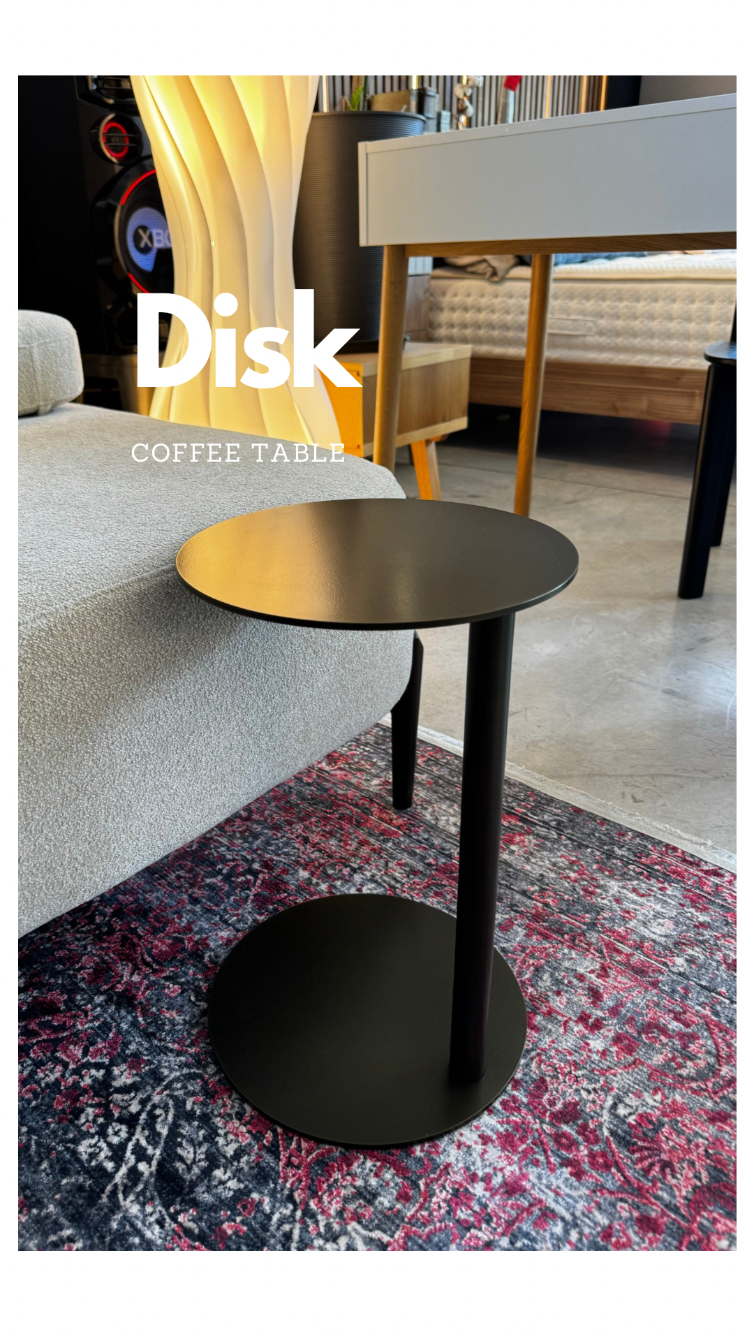 Disk coffee table - sofa-bed-futon 