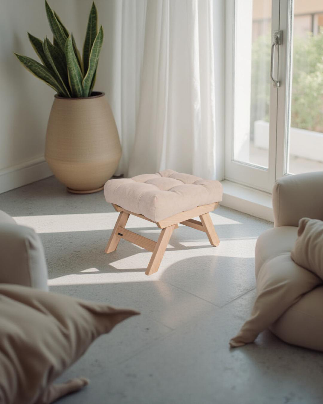 Hana pouf futon / σκαμπώ futon