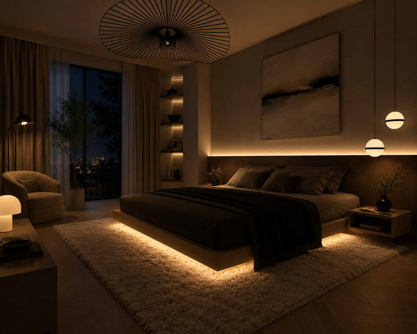 Tarra Bed / Διπλό Κρεβάτι Μασίφ