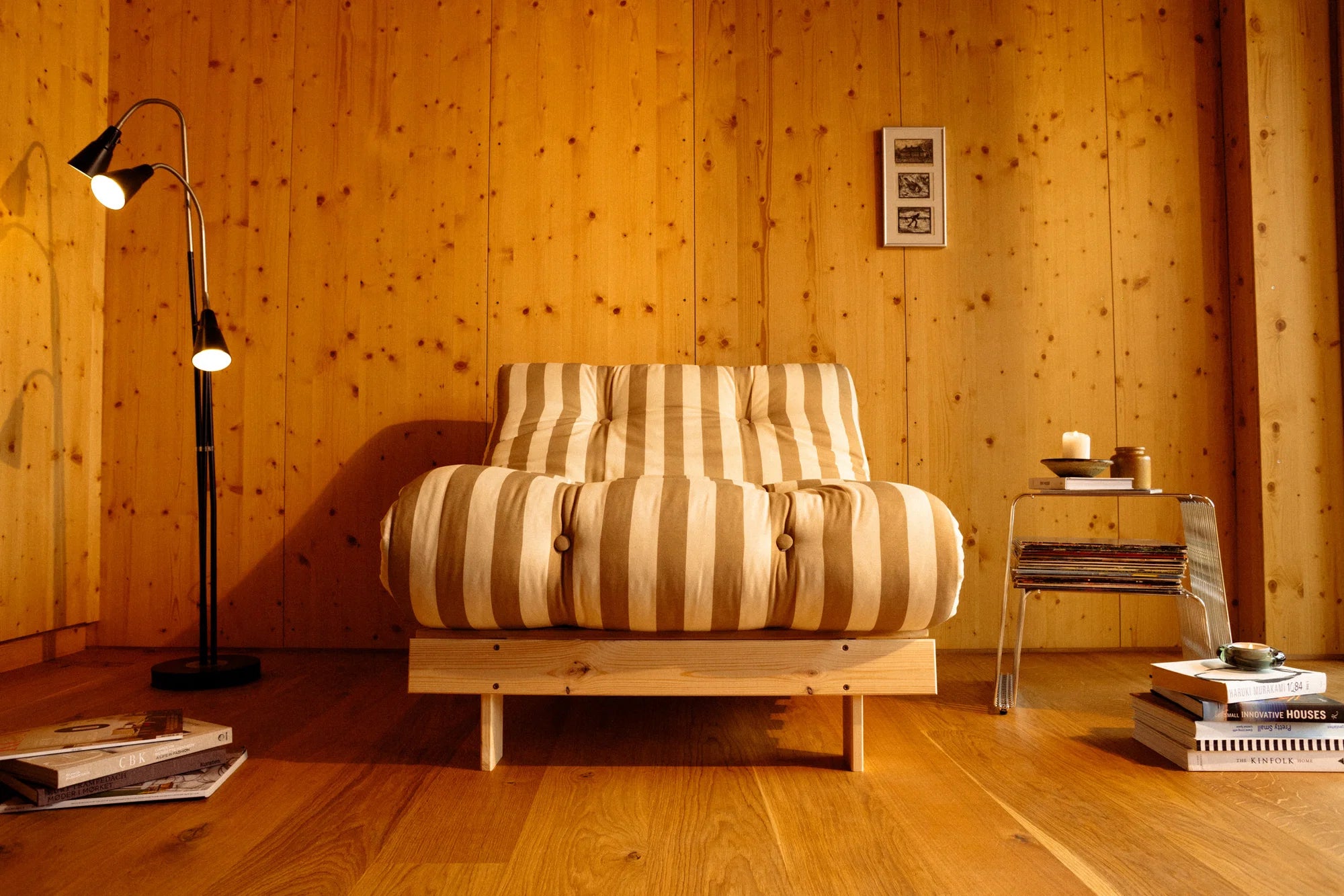 Roots Striped karup / sofa-bed NEW FABRICS *SALE**