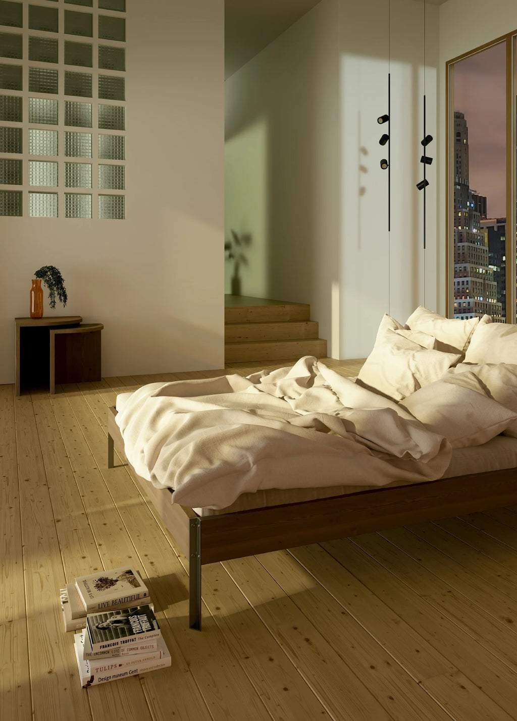 Core Bed Karup / Διπλό Κρεβάτι μέταλλο-ξύλο