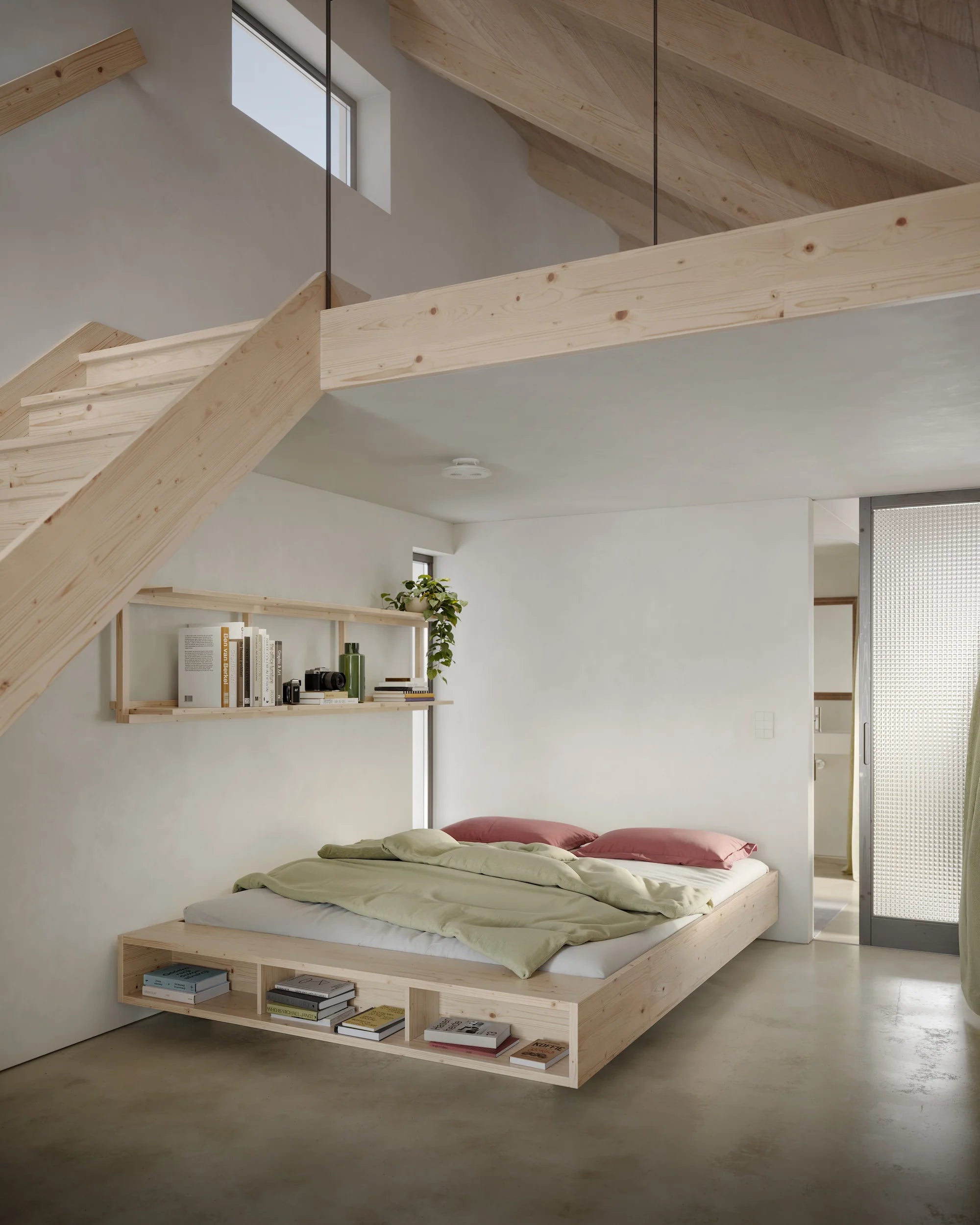 Merge Bed karup Design / Ξύλινο Κρεβάτι