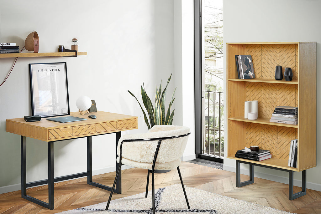 Lori Bookcase / Βιβλιοθήκη μέταλλο-ξύλο