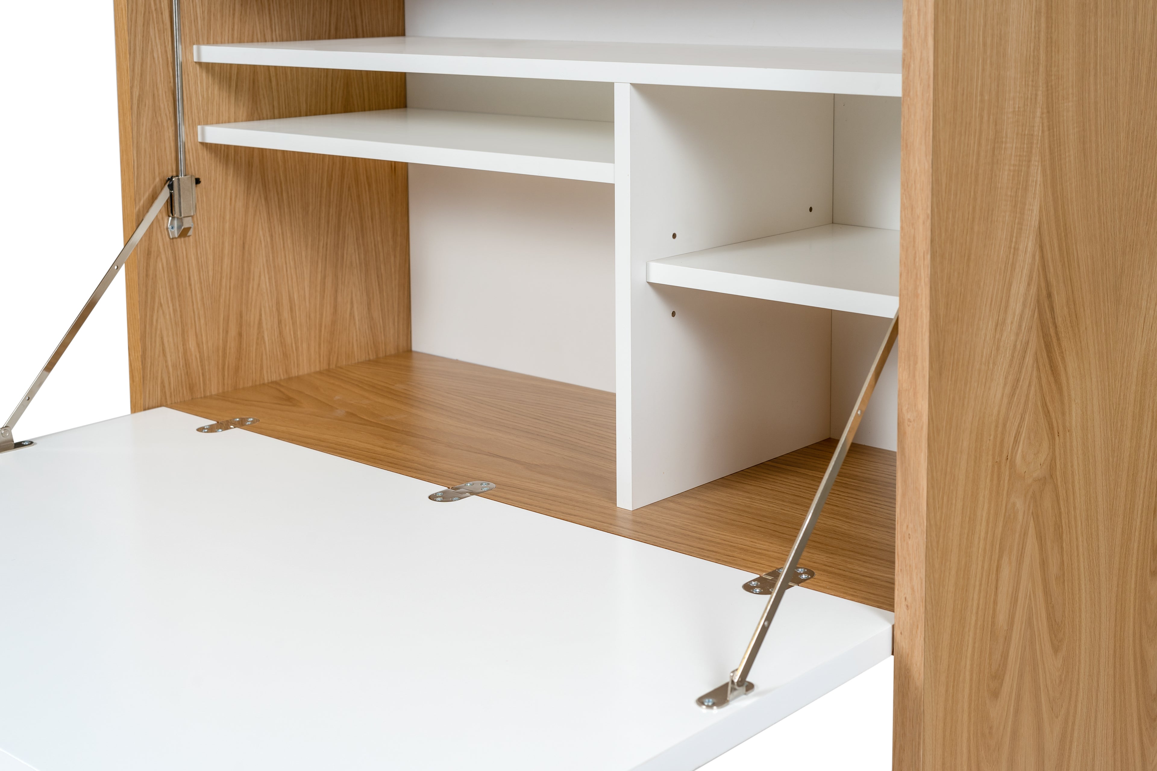 Loma Desk Oak White / Γραφείο πτυσσόμενο-τοίχου