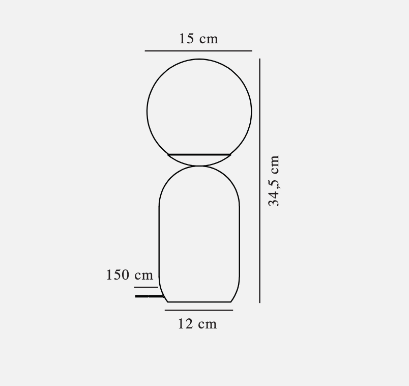 Notti Table lamp / Φωτιστικό - sofa-bed-futon 