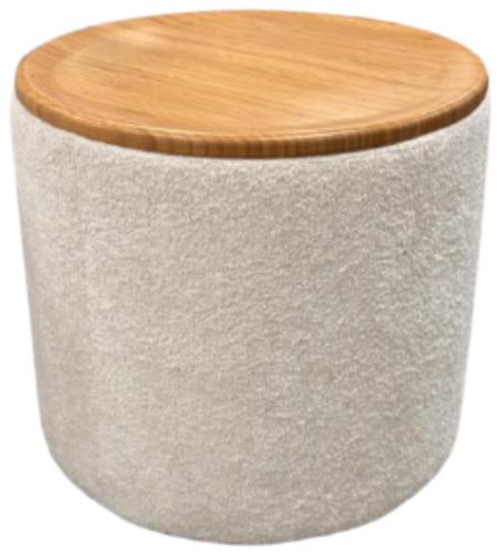 ROCKY stool with storage / Σκαμπώ με αποθηκευτικό χώρο