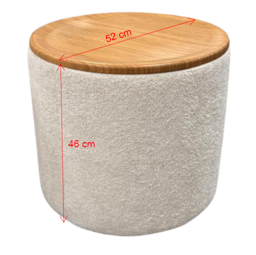 ROCKY stool with storage / Σκαμπώ με αποθηκευτικό χώρο