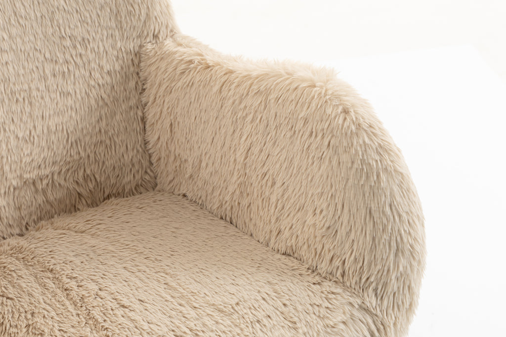 ROCKY ROCKING CHAIR MAXI MIKA BEIGE / Κουνιστή πολυθρόνα