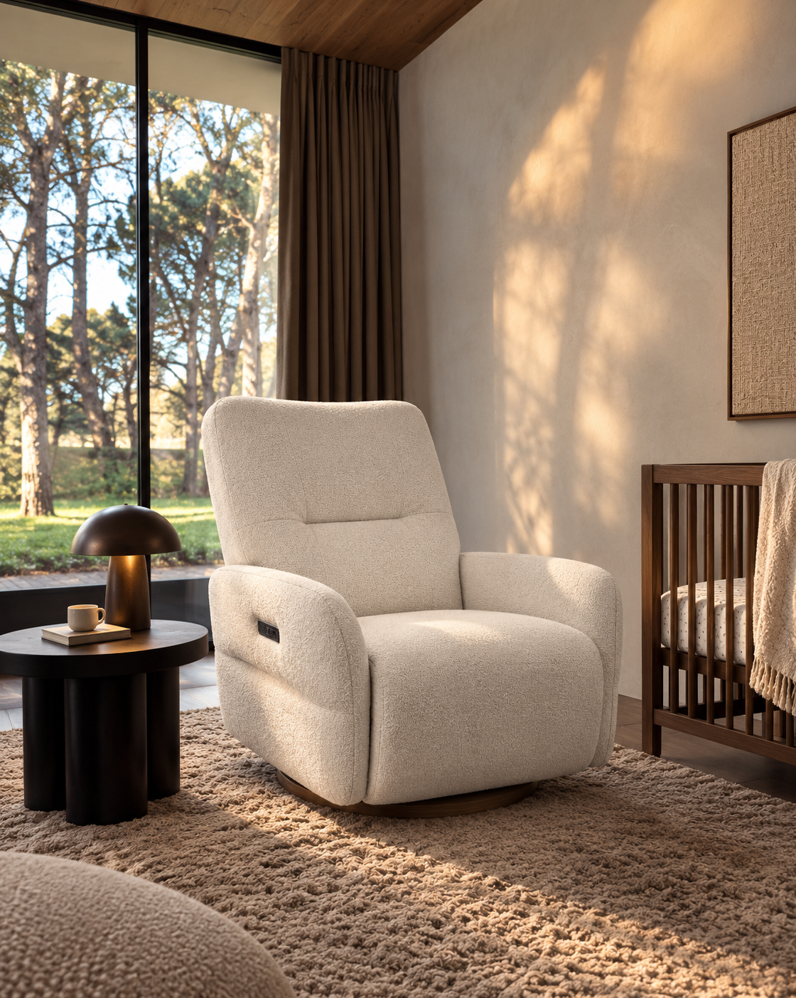ROCKY electric recliner beige / Πολυθρόνα με ανάκλιση