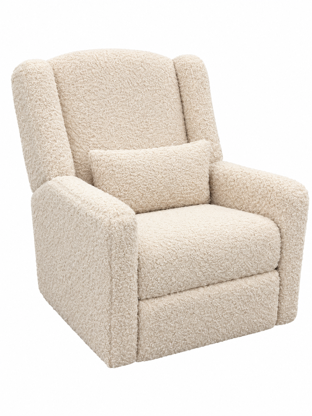 ROCKY electric recliner curly beige / Πολυθρόνα με ηλεκτρικό μηχανισμό ανάκλισης