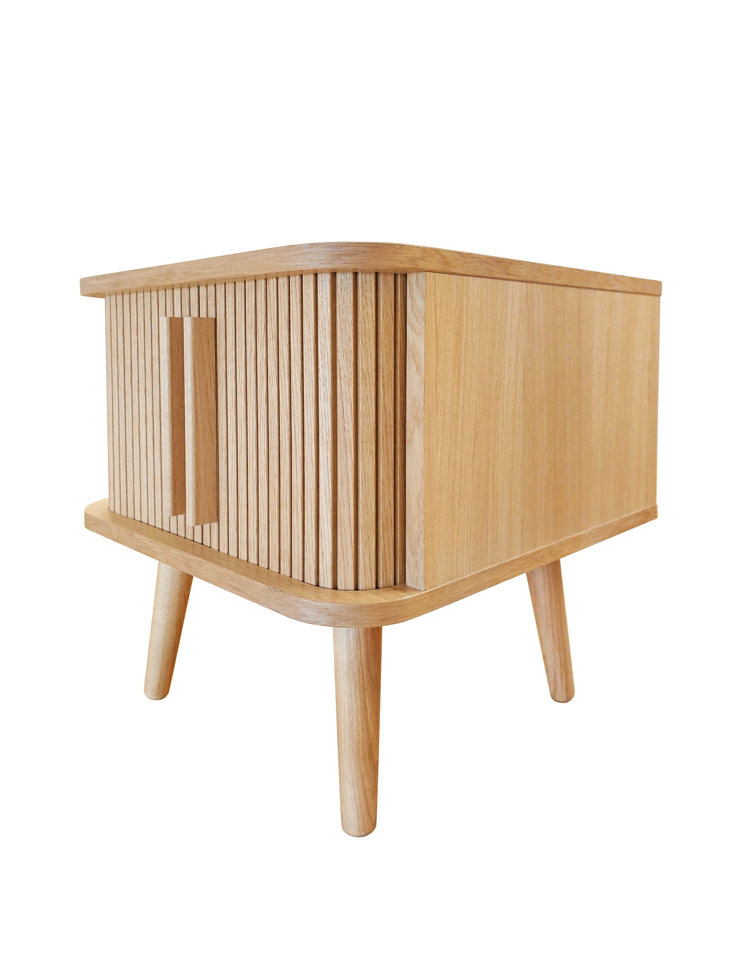 Rove Bedside Table Oak / κομοδίνο δρυς - sofa-bed-futon 