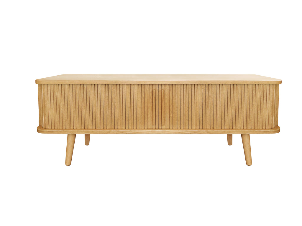 Rove Tambour TV Unit 180 Oak / Oak TV unit
