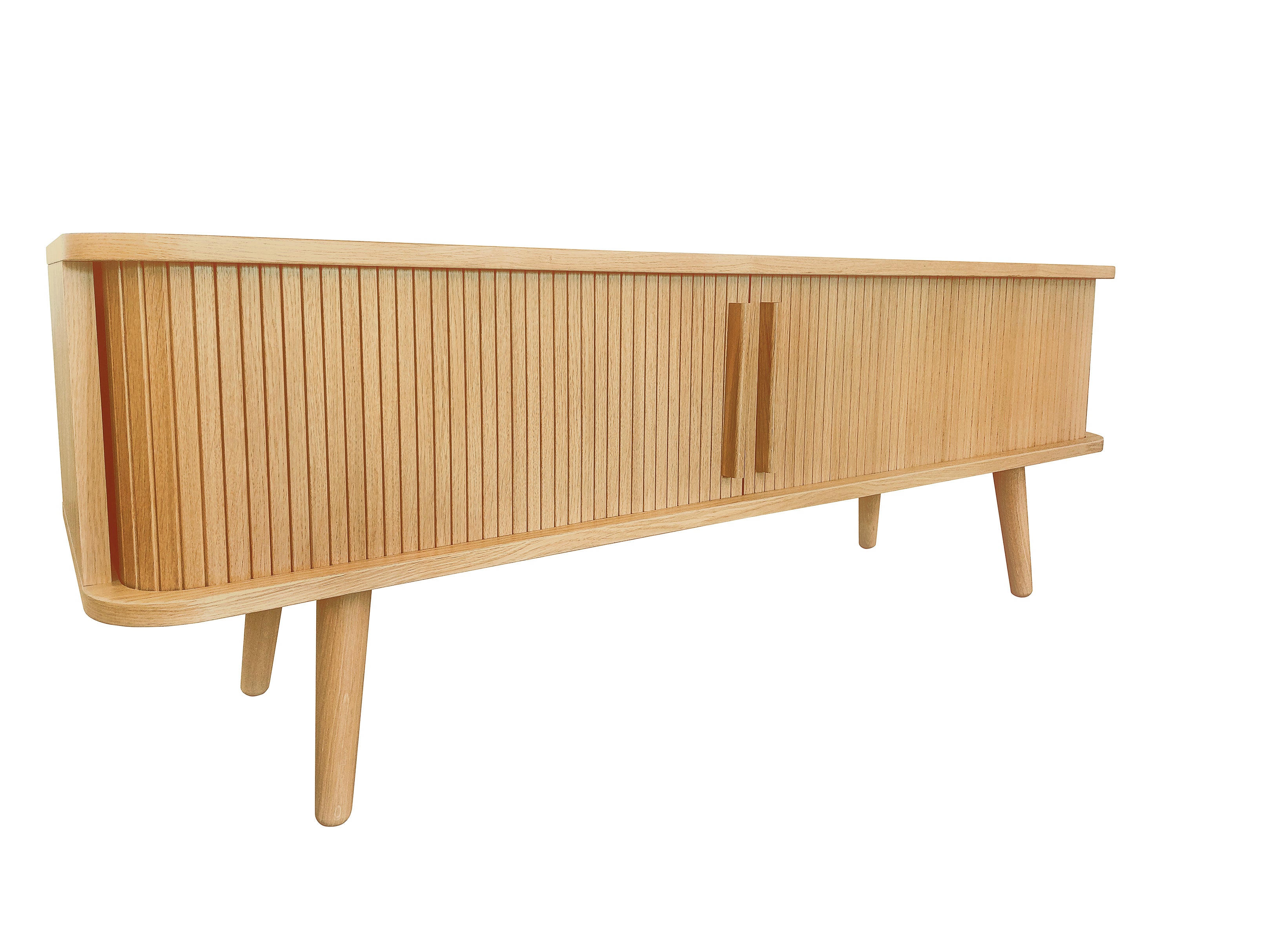 Rove Tambour TV Unit 180 Oak / Oak TV unit