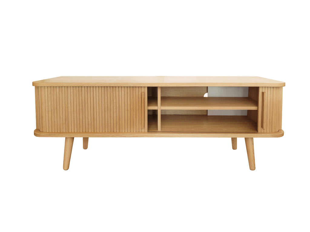 Rove Tambour TV Unit 180 Oak / Oak TV unit
