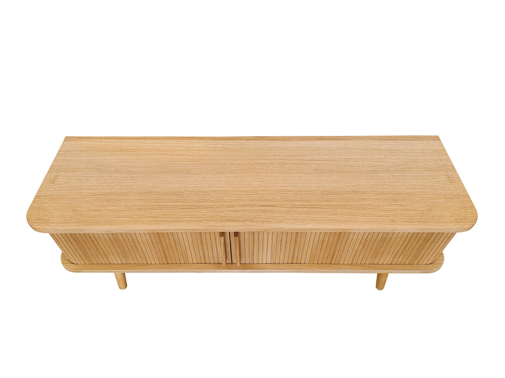 Rove Tambour TV Unit 180 Oak / Oak TV unit