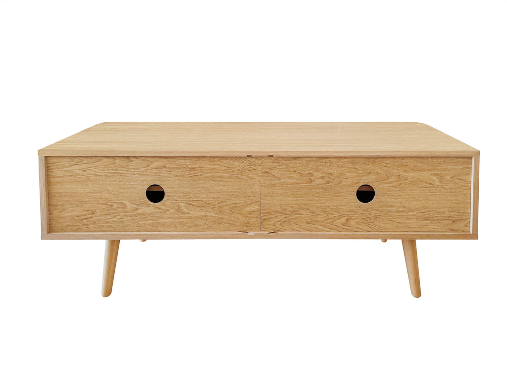 Rove Tambour TV Unit 180 Oak / Oak TV unit