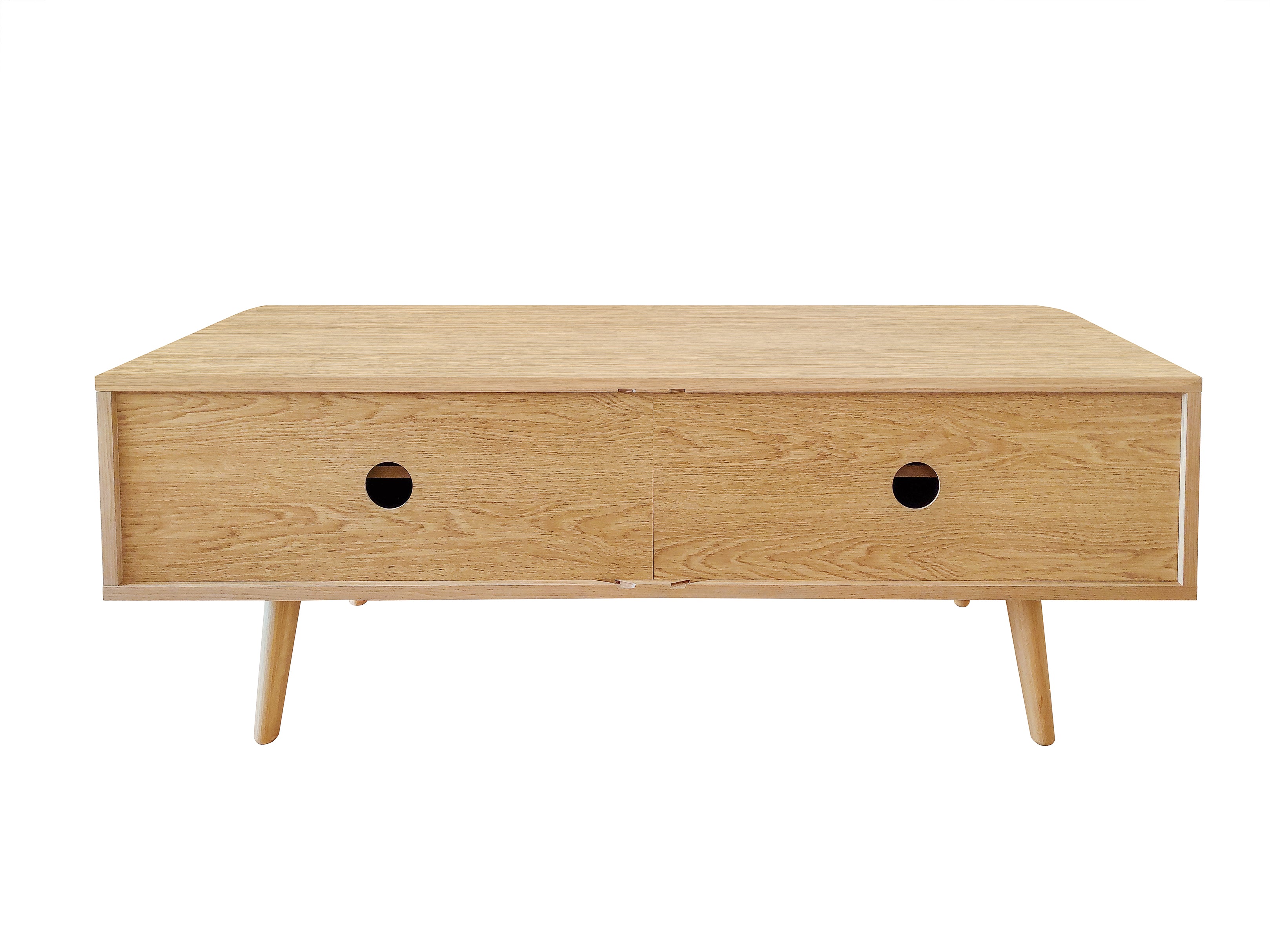 Rove Tambour TV Unit 180 Oak / Oak TV unit